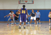 andrea stinson playing for the Hoop Magicians.